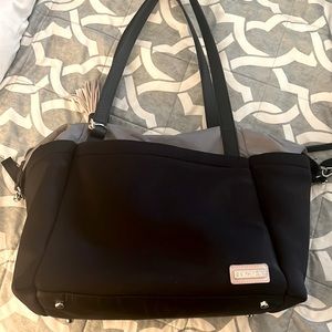 Skip Hop Nolita Neoprene Tote Diaper Bag - Black/Grey